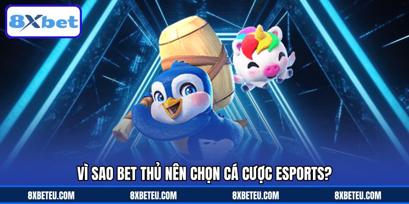 Vì sao bet thủ nên chọn cá cược Esports?